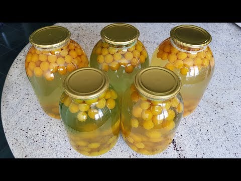 Видео: КОМПОТ из Алычи на ЗИМУ. Выпуск №397