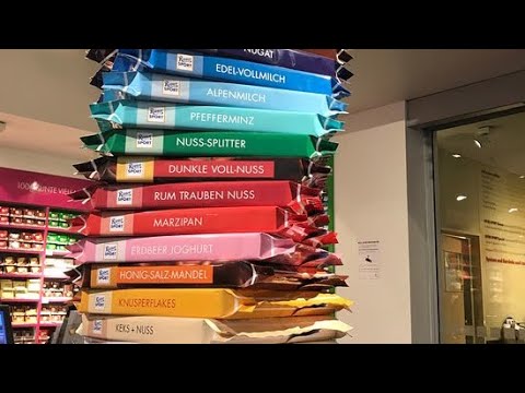 Видео: Берлин , день третий, магазин Ritter Sport, VW Ausstellung 