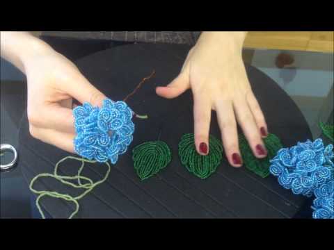 Видео: ГОРТЕНЗИЯ из БИСЕРА. Beaded HORTENSIA. Часть 2/2. БИСЕРОПЛЕТЕНИЕ для НАЧИНАЮЩИХ