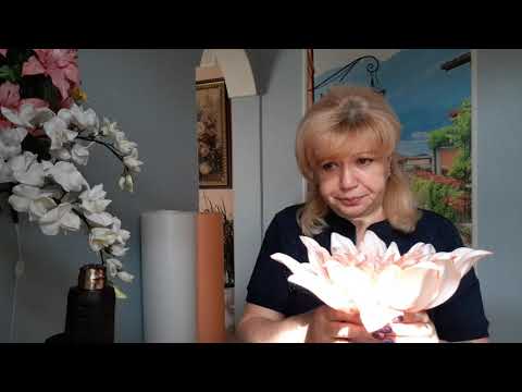 Видео: 2️⃣часть мастер класса 🌸 георгин- светильник🔮            из изолона.  DIY