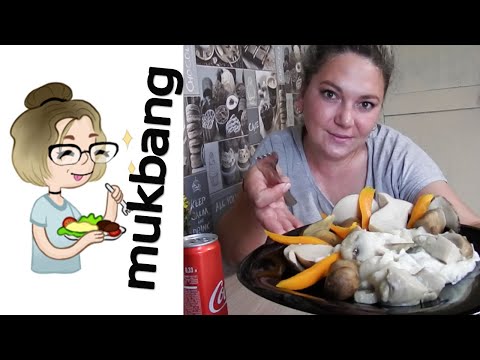 Видео: Mukbang \ Белый гриб это шедевр! \ Какие акции ждете? Приятного аппетита! Сегодня на позитиФФчике ;)