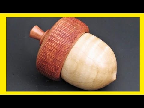 Видео: Создаём потрясающую коробку для желудей с крышкой на нитке! Часть 1