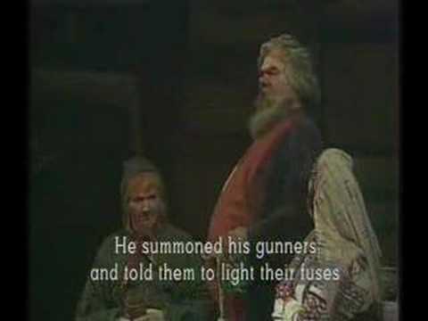 Видео: Mussirgsky - "Как во городе было во Казани!" - Boris godunov