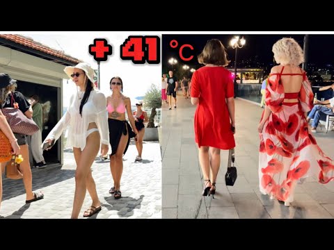 Видео: 🔥🔥КАК ЭТО-ГУЛЯТЬ по ЯЛТЕ в +41°C🔥🔥ДЕНЬ и НОЧЬ без Паузы 🔥#4khdr#Yalta2025#жара#крым2025#promenad 