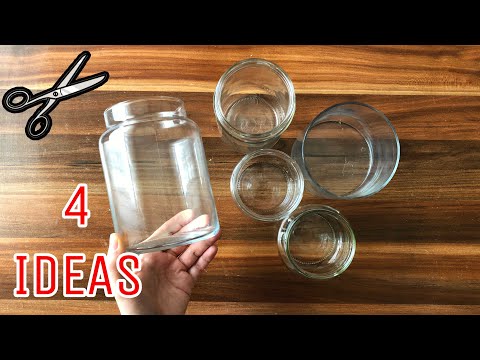 Видео: 4 отличных идеи переработки старых стеклянных банок #recycle