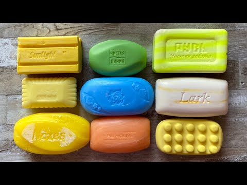 Видео: ASMR Soap cutting | Soap Carving|Резка мыла  | ASMR