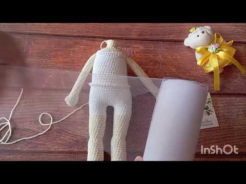 Видео: СП Вяжем куклу, неделя 3