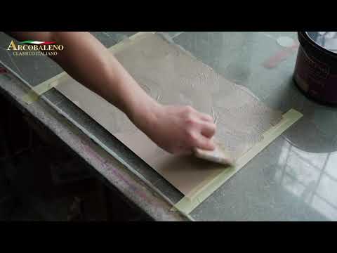 Видео: Granello Decorativa, Arcobaleno (декоративная краска с эффектом «песка»). Инструкция по нанесению