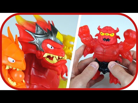 Видео: 🎁 Гуджитсу Стретч Страйкерс. Новая коллекция GooJitZu Stretch Strikers. Вулканический Царь Гидра.