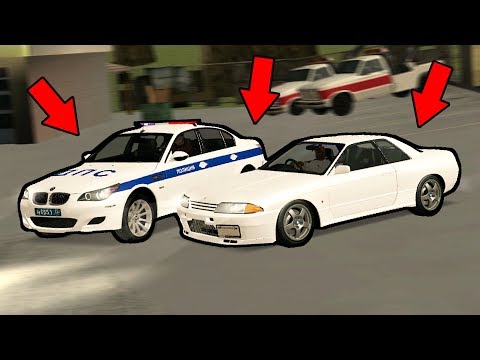 Видео: ДПС ПОГОНЯ ЗА ДИКИМ JDM СКАЙЛАЙНОМ! - SAMP