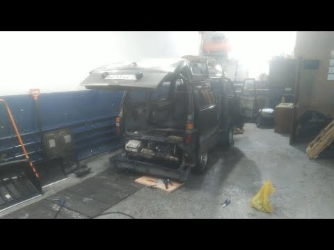 Видео: Оживляем Subaru Domingo KJ8. Двигатель сзади. Первый запуск. Купили недорого не на ходу микроавтобус