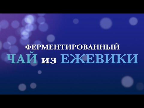 Видео: Ферментированный ЧАЙ из ЕЖЕВИКИ