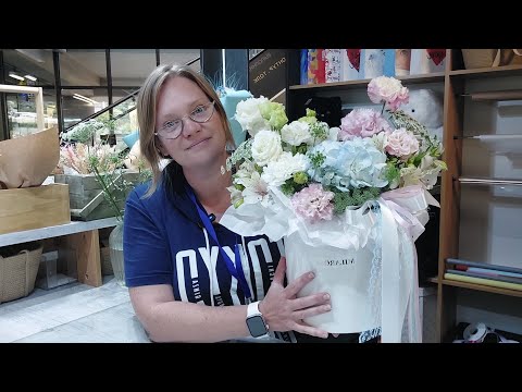 Видео: Моим любимым начинающим флористам❤композиция на 4000₽