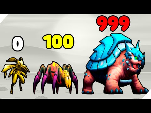 Видео: ЭВОЛЮЦИЯ ДИНОЗАВРОВ В МОНСТРОВ И НАСЕКОМЫХ! Dino io 3D