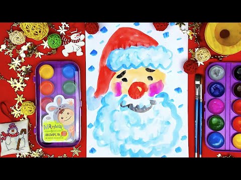 Видео: Как нарисовать Деда МОРОЗА урок рисования для детей