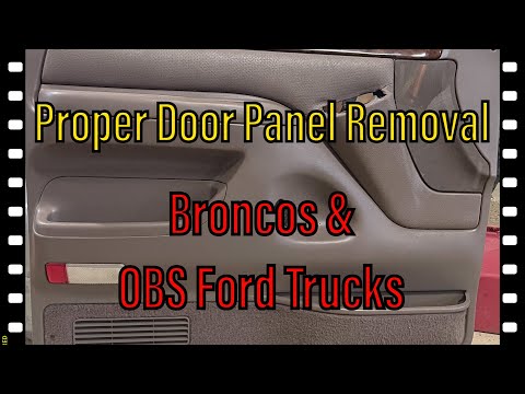 Видео: Как снять дверную панель Ford Bronco OBS Ford F150 F250 F350 1992 1993 1994 1995 1996