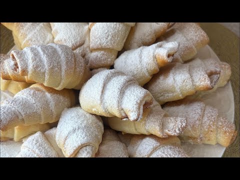 Видео: Ең оңай рогаликтер. Рогалики самый простой рецепт приготовления.