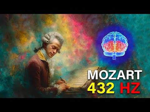 Видео: Эффект Моцарта на частоте 432 Гц | Отличное лекарство для спокойной концентрации