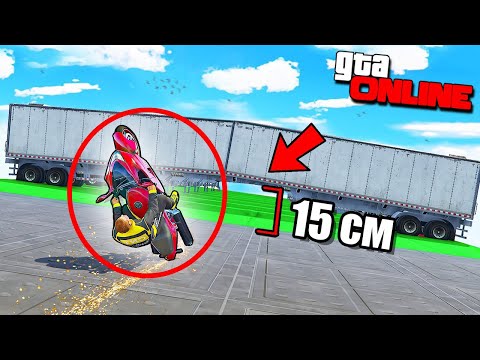 Видео: ЭТО НЕВОЗМОЖНО! СЛАЙД ПОД 10 ПРИЦЕПАМИ НА МОТОЦИКЛЕ В GTA 5 ONLINE