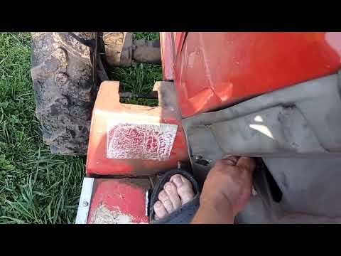 Видео: поломка дифференциала на минитракторе Митсубиси мт20