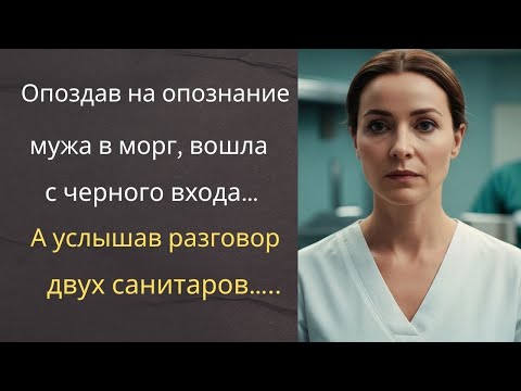 Видео: Опоздав на опознание мужа в морг, вошла с черного входа… А услышав разговор двух санитаров…