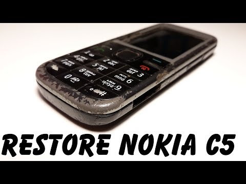 Видео: Restoration old Nokia C5-00 | Restore broken mobile phone Ремонт и восстановления ретро телефона