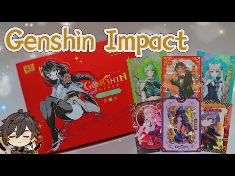 Видео: РАСПАКОВКА коллекционных карт GENSHIN IMPACT / УДАЧНЫЙ анпак?!