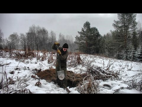 Видео: Закрыл сезон двухдневным шурфом... #407