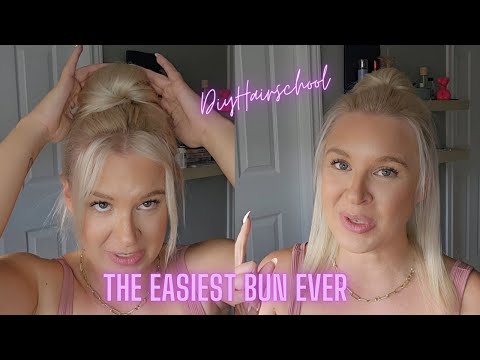 Видео: Bun Hack — как каждый раз делать идеальный пучок!