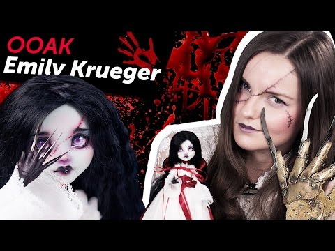 Видео: Emily Krueger OOAK (Эмили Крюгер ООАК, дочь Фредди Крюгера), обзор на Halloween/Хэллоуин