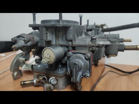 Видео: Вебер (ДААЗ 2101) 25,5х28 на Змз 402, Газ 3110, мост "Крайслер" с парой 3,58- 7,94 литра на 100 км!!