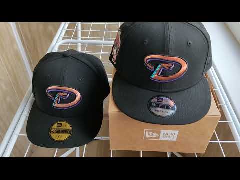 Видео: Бейсболки New Era 59FIFTY Arizona Diamondbacks Black\Grey UV New Era 9FIFTY Black\Violet UV Snapback