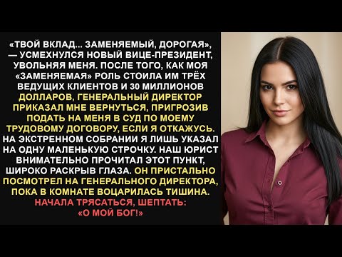 Видео: Меня назвали заменимым — и я всё потерял | Ключевой пункт о справедливости