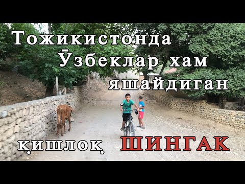 Видео: Тожикистонда-Ўзбеклар ҳам яшайдиган"Шингак"қишлоғи.Сўғд вилояти.Панжакент ноҳияси