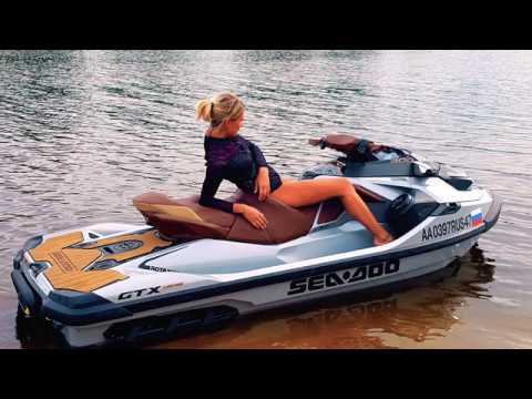Видео: Top Speed / Макс Скорсть тюнингованного гидроцикла BRP GTX 300 LTD  2018 г