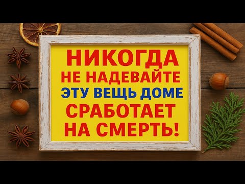 Видео: Никогда не носите это дома - старинная примета, что сбывается до сих пор