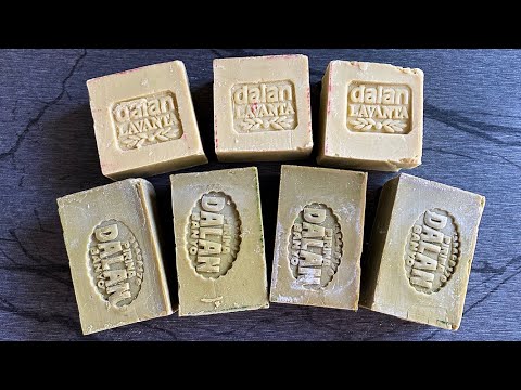 Видео: Asmr cutting Dalan Antique soap | Резка Сухого Мыла | Carving dry olive oil soap