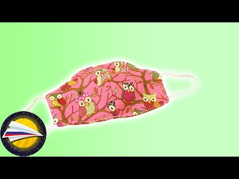 Видео: Шьем детскую маску - как сшить маску из ткани? DIY Идеи для творчества