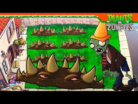 Видео: ⛔ ШИПАСТАЯ ДОРОГА ДЛЯ ЗОМБИ 🌵 ► Plants vs Zombies (Растения против Зомби) Прохождение
