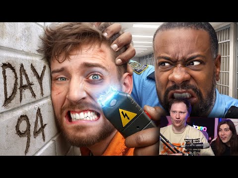 Видео: Выживи 100 Дней В Тюрьме, Выиграй $500,000 | РЕАКЦИЯ на MrBeast