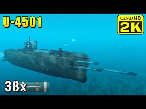 Видео: Подводная лодка Ю-4501 – тридцать семь узлов под водой