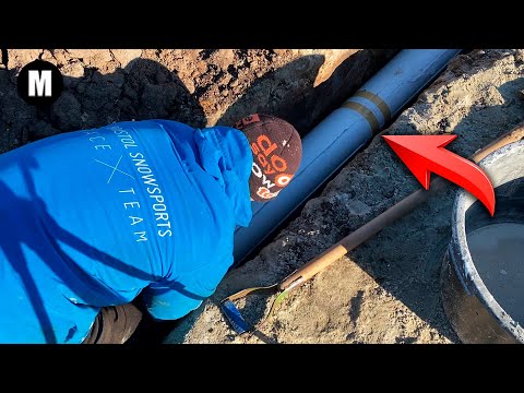 Видео: Соседи удивлены тем как я провёл канализацию и почему они не додумались до этого раньше