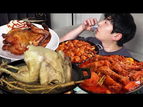 Видео: Коллекция куриного мукбанга🐓🍖 MUKBANG ASMR REALSOUND EATINGSHOW