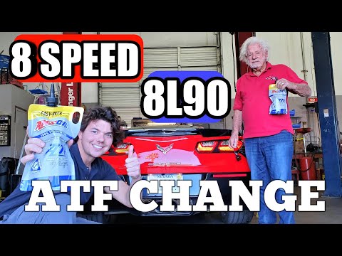Видео: Замена трансмиссионной жидкости AMSOIL ATF для Corvette C7 8L90 2015 года