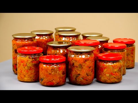 Видео: Готовим её с 90-х каждый год БЕЗ ПЕРЕРЫВОВ! Вкуснейшая СОЛЯНКА НА ЗИМУ с грибами и с баклажанами!