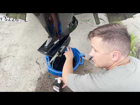 Видео: Mercury 150 EFI (3L) ТО 100 часов, Maintenance mercury 150 EFI 100 hours