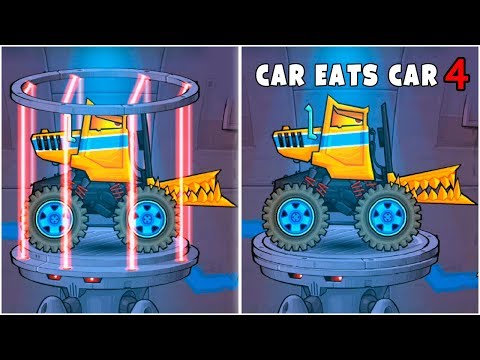 Видео: Машина Ест Машину 4 Открыли ЧИВЕРА Новую Тачку Босса из Car Eats Car 1 и 2 части Хищных Машинок