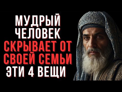 Видео: Мудрость жизни: 4 тайны, о которых нельзя говорить даже семье — Притча о мудреце