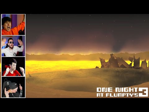 Видео: Реакция Летсплейщиков на Плохую Концовку в One Night at Flumpty's 3