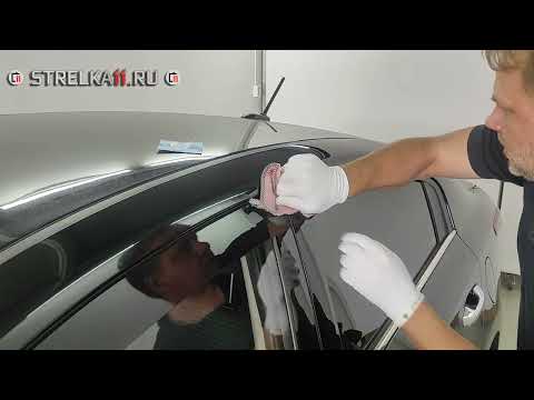 Видео: 2D Дефлекторы окон для KIA RIO 2016-2020 (IV), Стрелка11